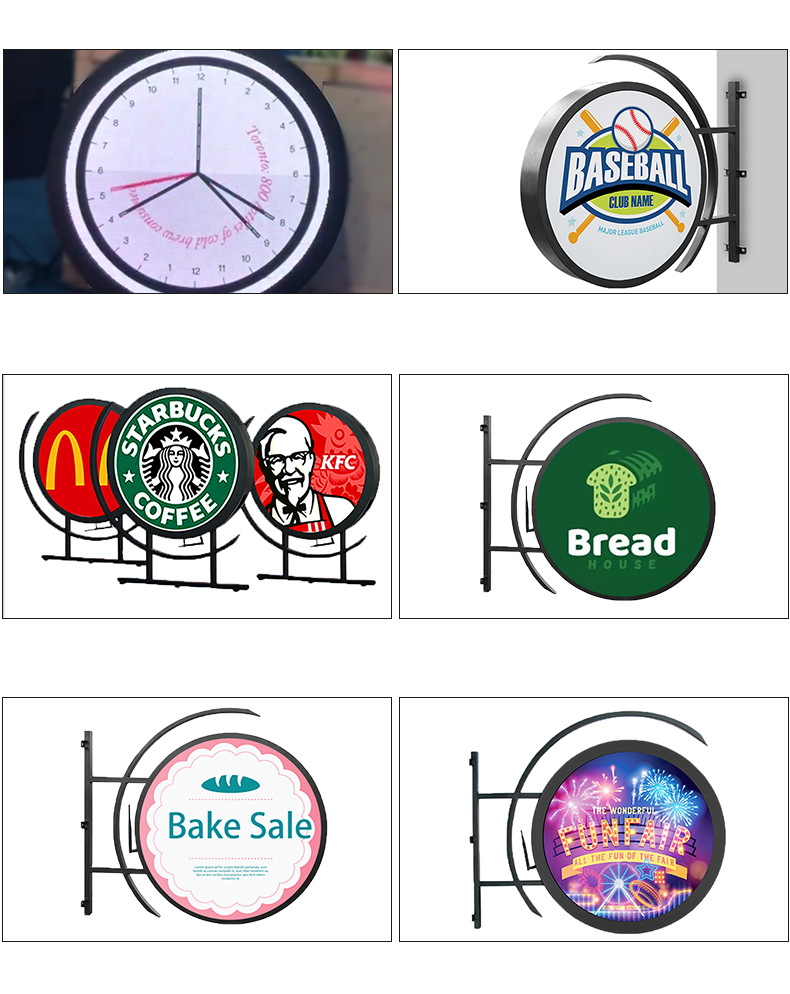 Round Led Display P4.28 dia-600mm Double Sided Circular LED Display 4