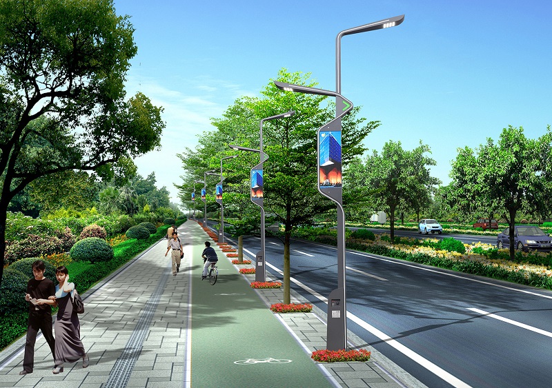 latest company news about Smart Light Pole LED Display Solution  0