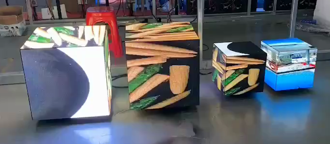 latest company case about LED Magic Cube Screen  1