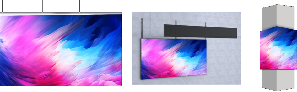 Double Sided Led Display Ultra-Slim GOB LED screen 4