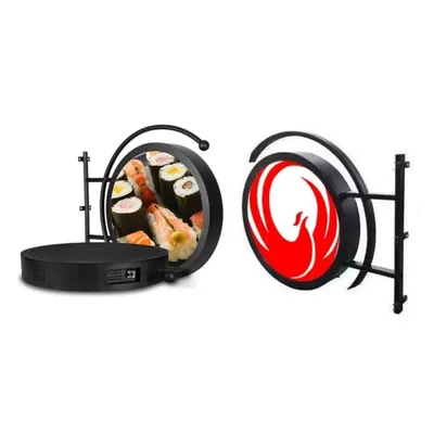 Outdoor P4 circular round shape sign circle screen led logo display