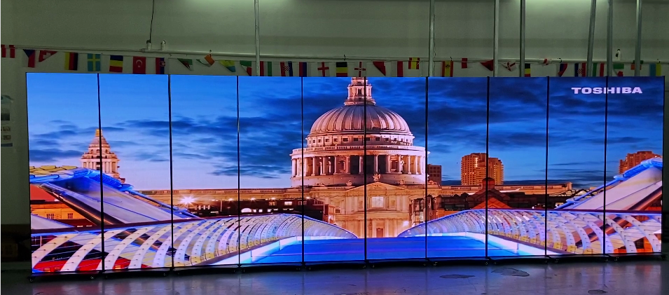 Indoor P1.53 LED poster screen, 12PCS for Canada