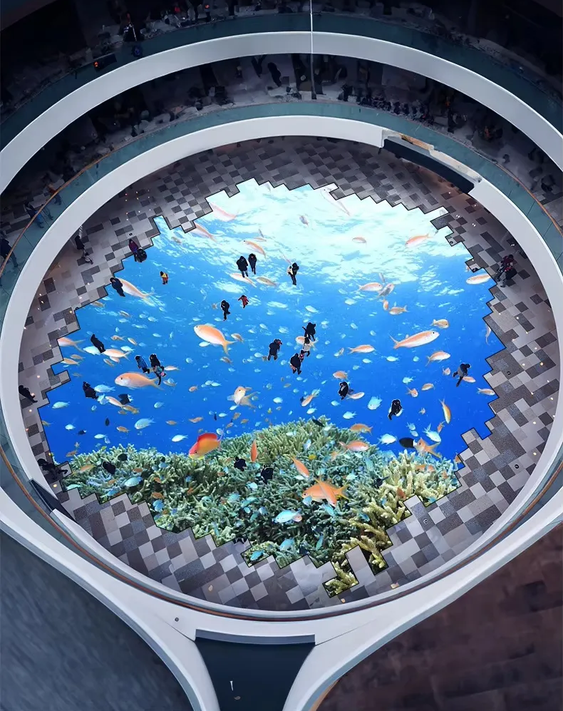 What are the usage scenarios for LED tile display?