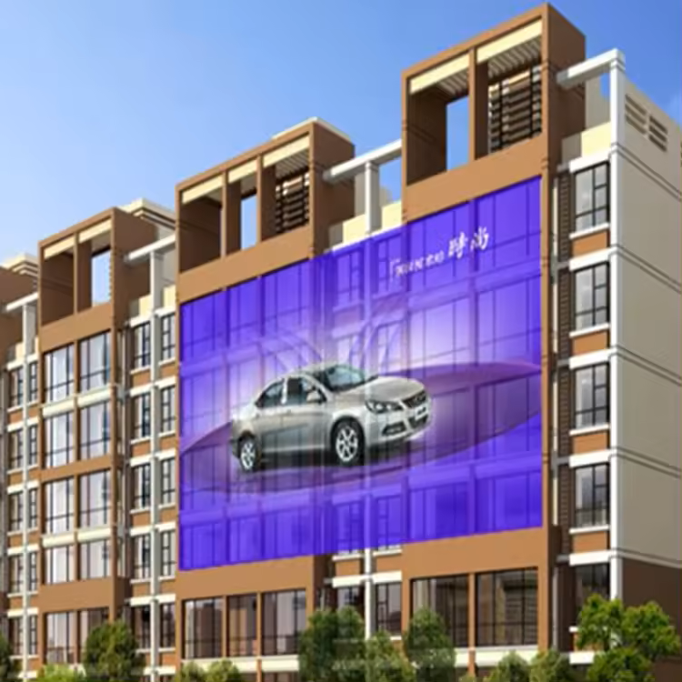 Outdoor transparent LED display 