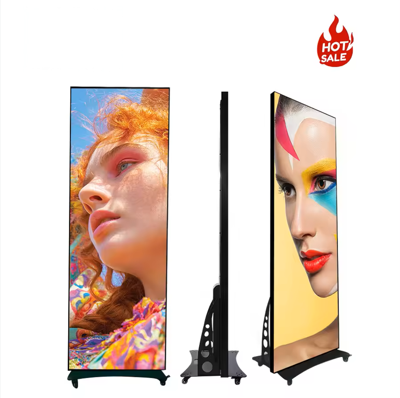 Digital Led Poster Screen 640x1920mm Standing Led Display