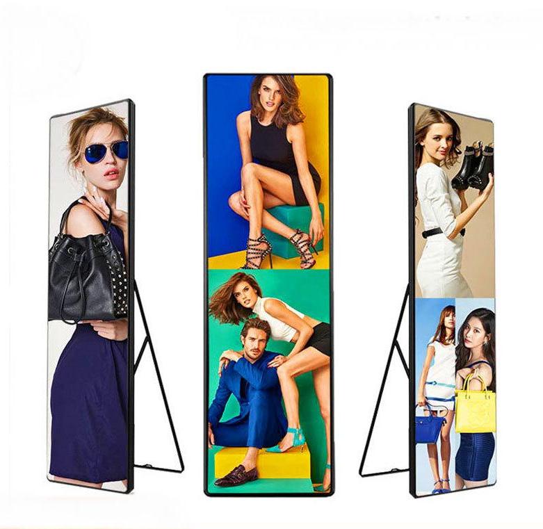 Digital Led Poster Screen 640x1920mm Standing Led Display
