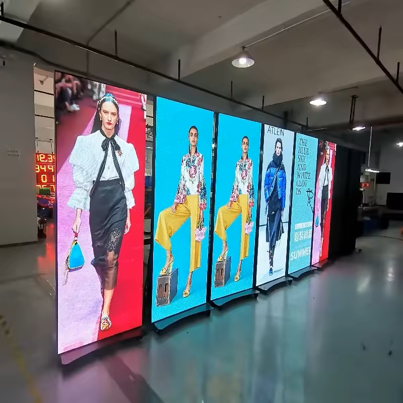 Digital Led Poster Screen 640x1920mm Standing Led Display