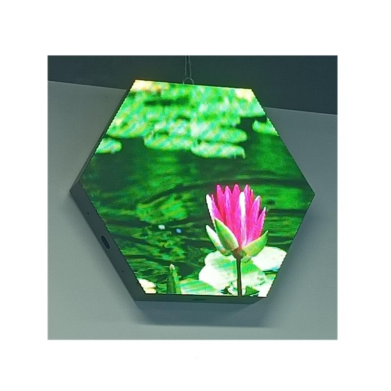Hexagonal Led Screen / Full Color Hexagon Special-Shaped LED Display