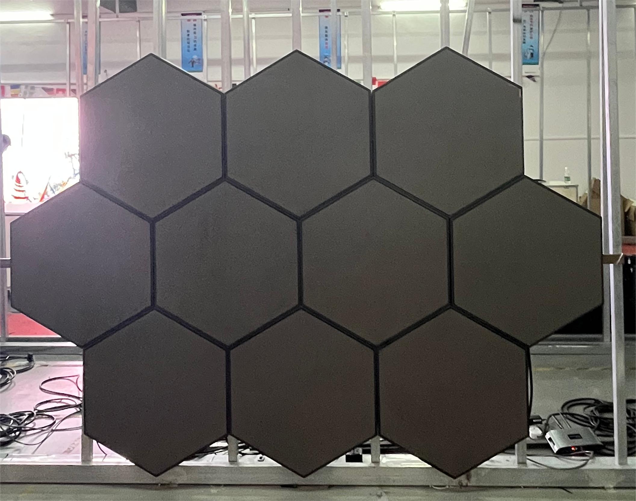 Outdoor led display P3.1 Hexagonal LED Display Screen