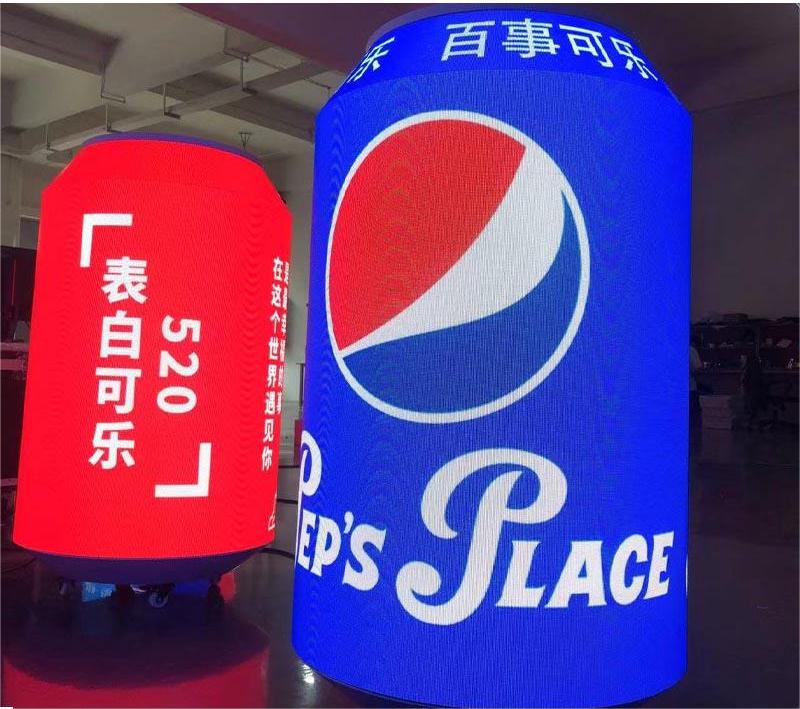 LED Can Screen /creative LED spherical display screen