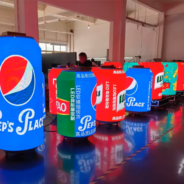 LED Can Screen /creative LED spherical display screen