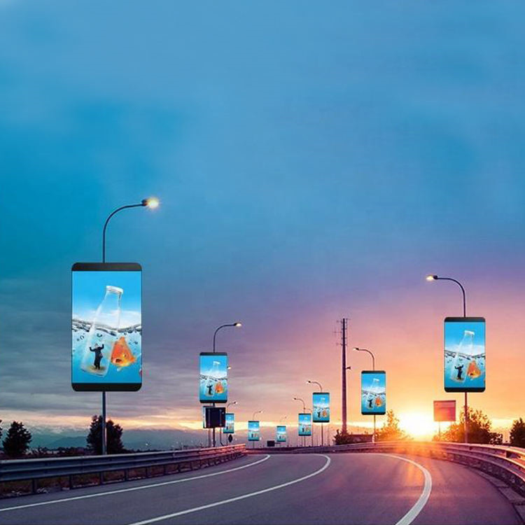 Led Pole Display Outdoor Full Color led billboard advertising