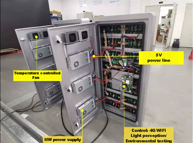  Smart Pole Light LED Signs LED Traffic Screen