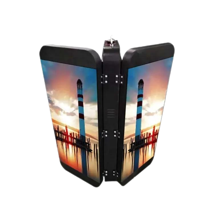  outdoor street lighting pole led display P4 Light Pole Led Screen