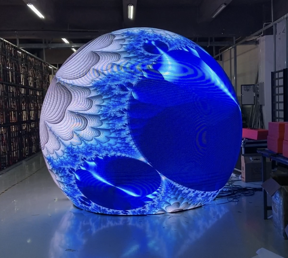 Customized LED Spherical Ball Light Screen LED Video Sphere Screen Display