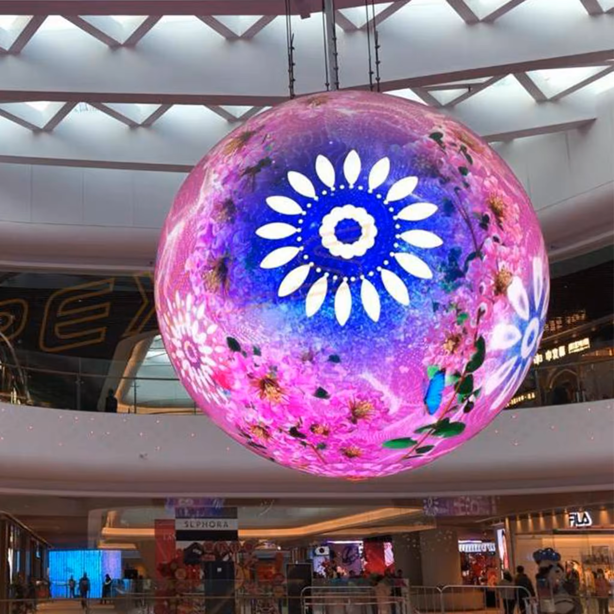 Customized LED Spherical Ball Light Screen LED Video Sphere Screen Display