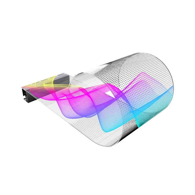  LED Transparent Film Screen Flexible Transparent LED Screen