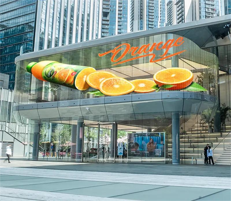  LED Transparent Film Screen Flexible Transparent LED Screen