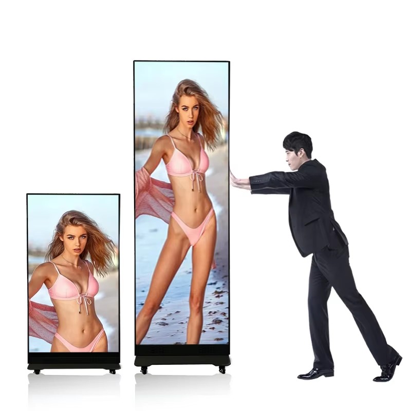 Foldable LED poster screen P1.86 LED poster display led poster Digital Signage led Display