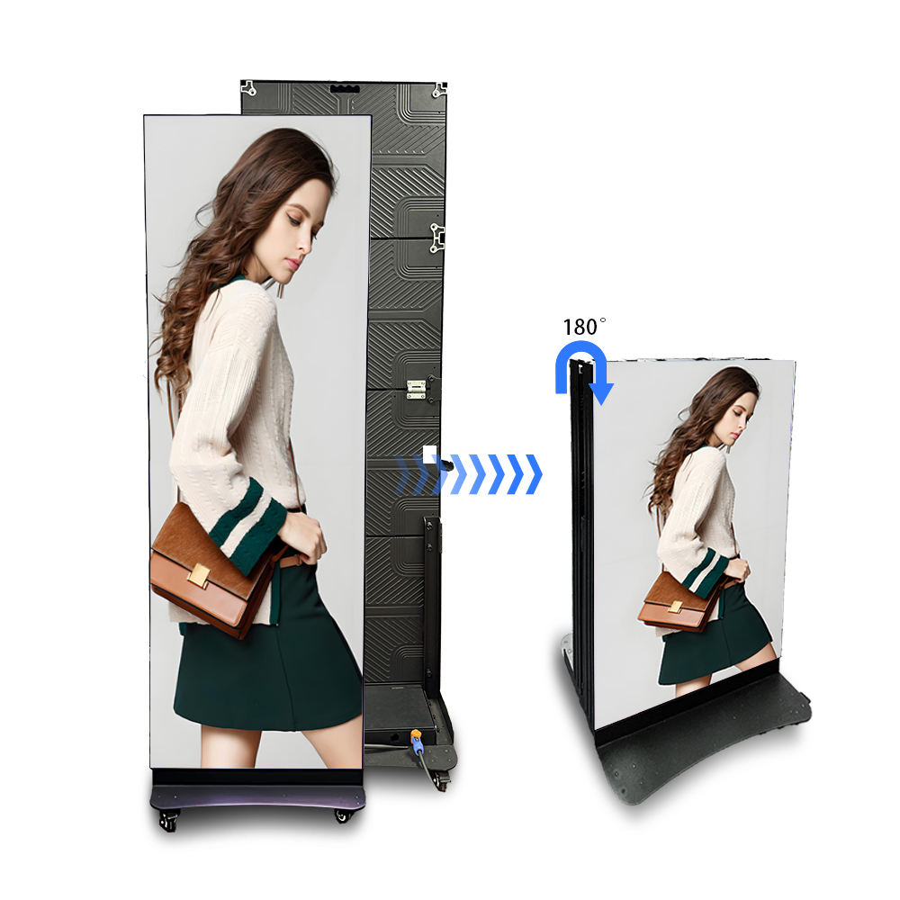 Foldable LED poster screen P1.86 LED poster display led poster Digital Signage led Display