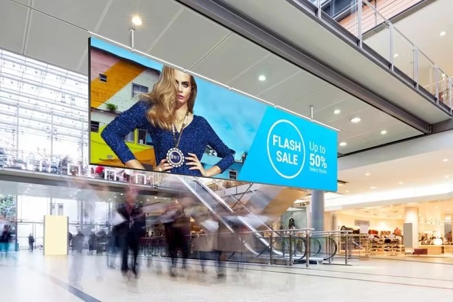  P2.976 Indoor ultra-thin double-sided LED display screen