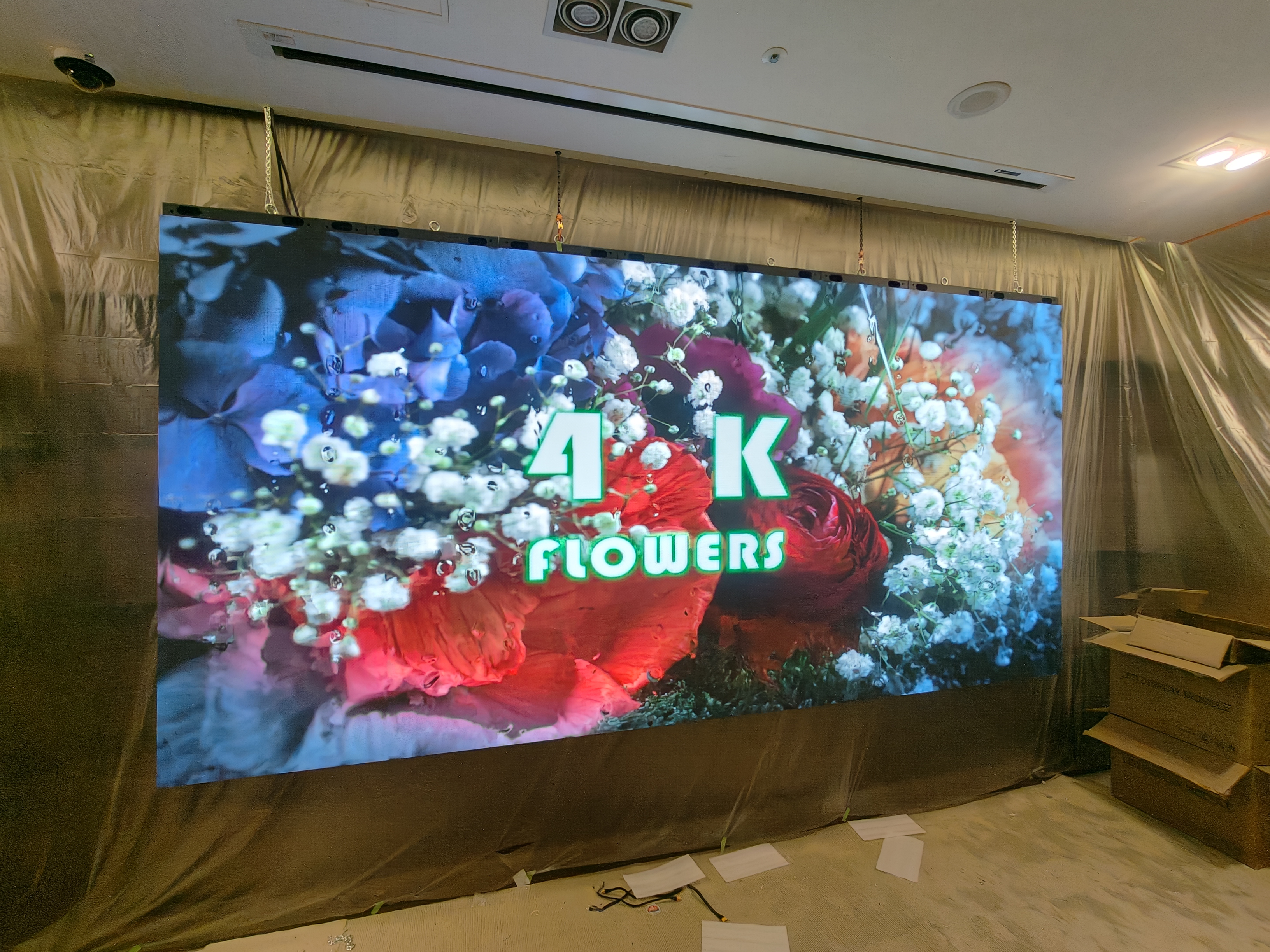 South Korea- P2.5 Indoor Fixed Video Wall LED Display Screen