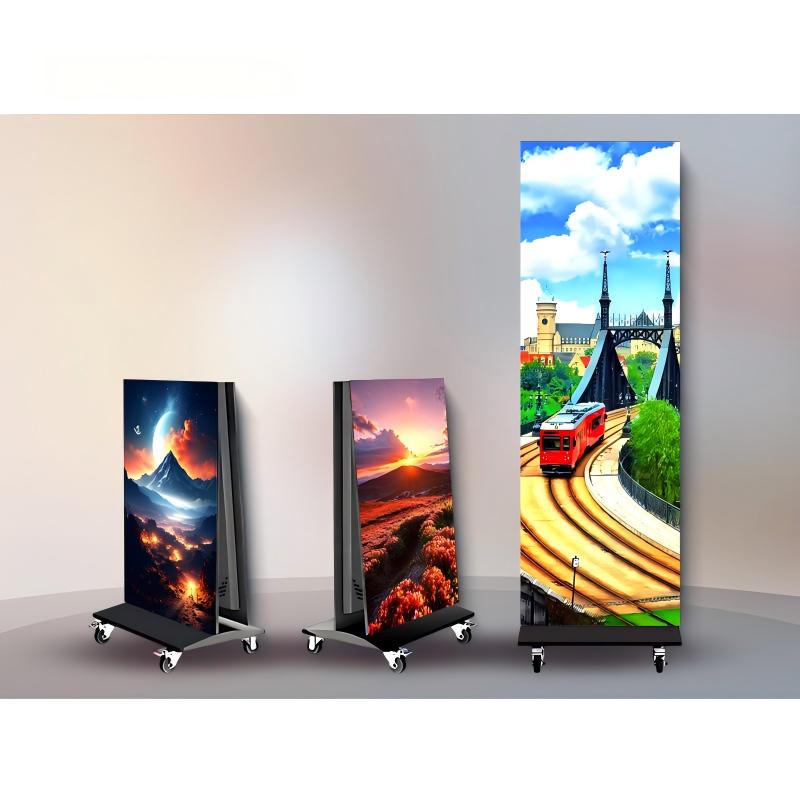 P1.25 Foldable LED poster screen LED Poster Display