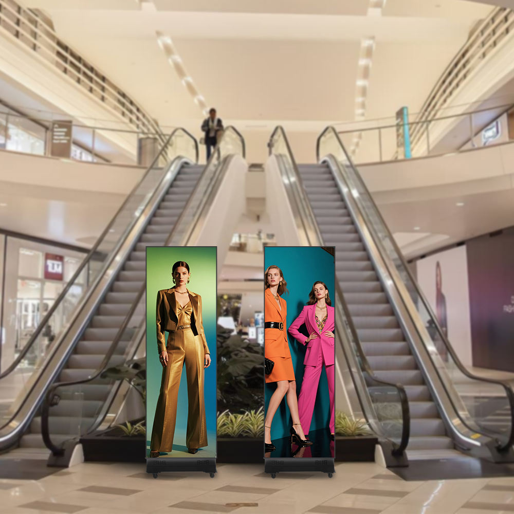 P1.25 Foldable LED poster screen LED Poster Display