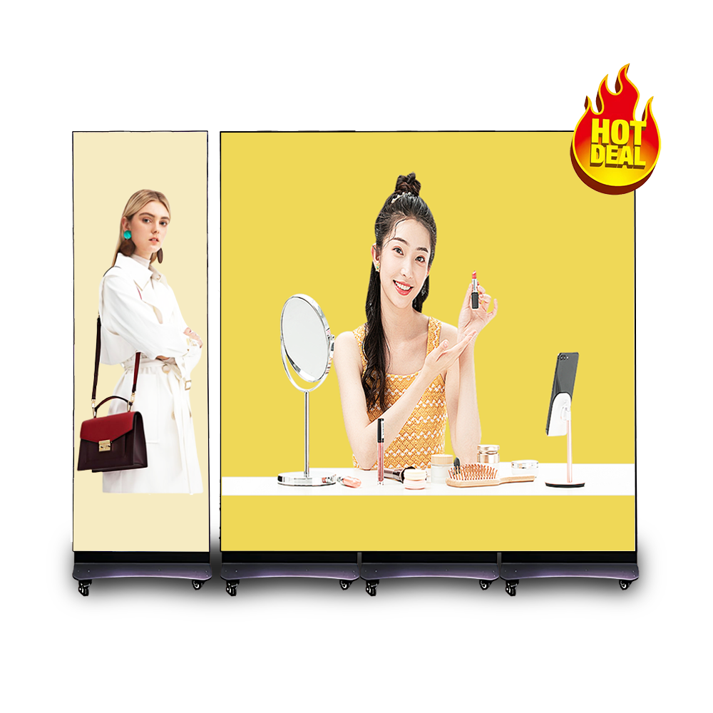 P1.25 Foldable LED poster screen LED Poster Display