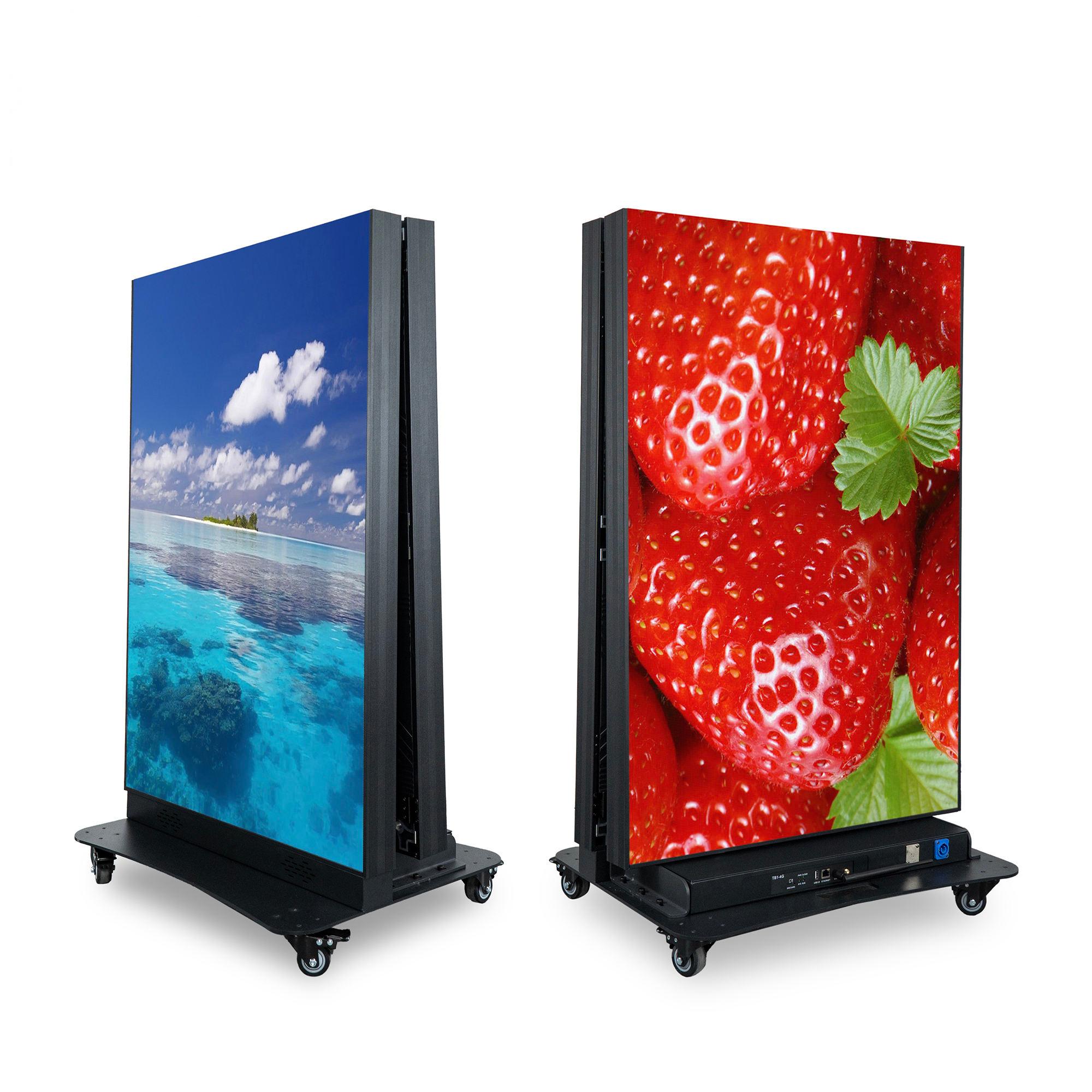 P2 Foldable LED poster screen LED Poster Display