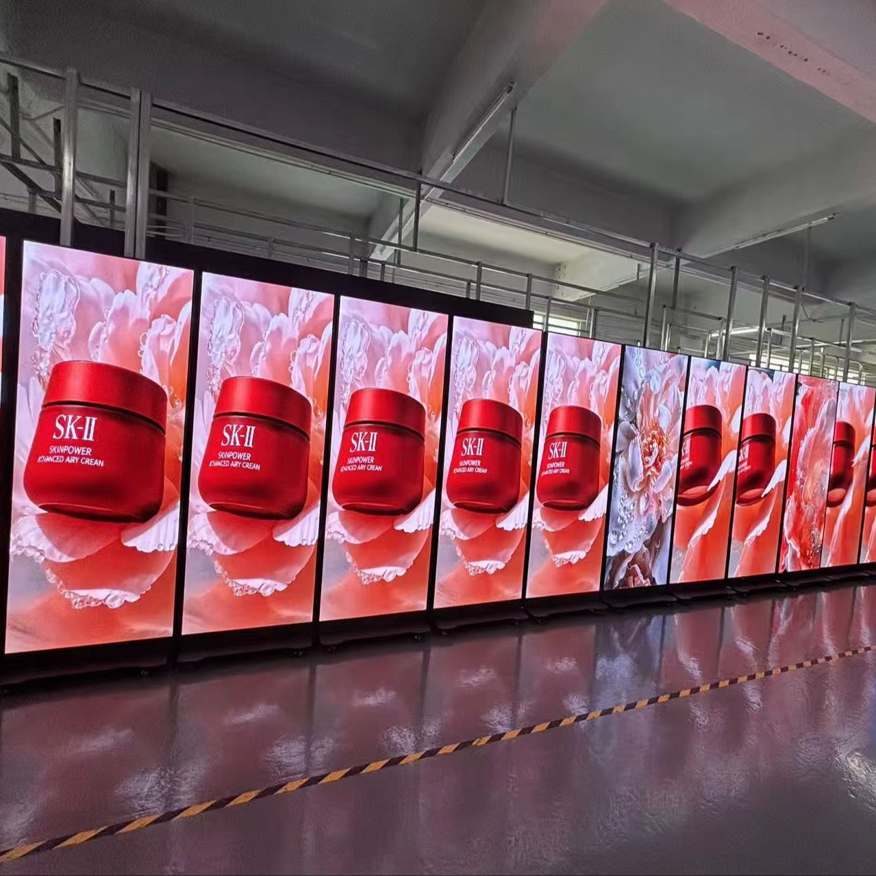 P2 Foldable LED poster screen LED Poster Display