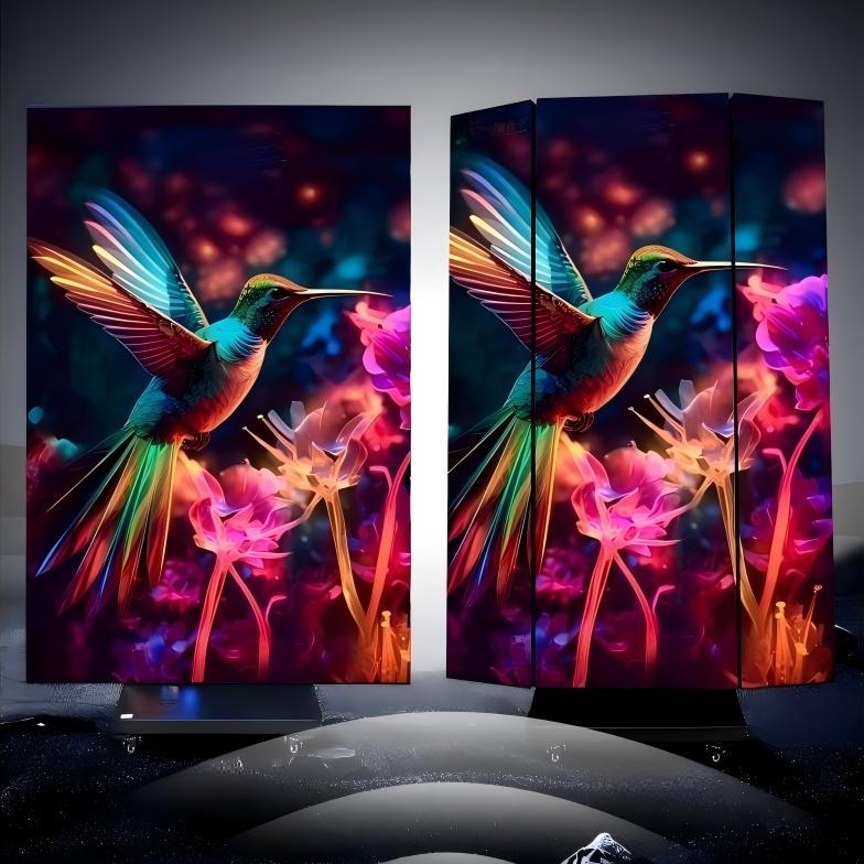 P1.5 Tri Fold Poster Led display Foldable led Screen Double Sided led dispaly