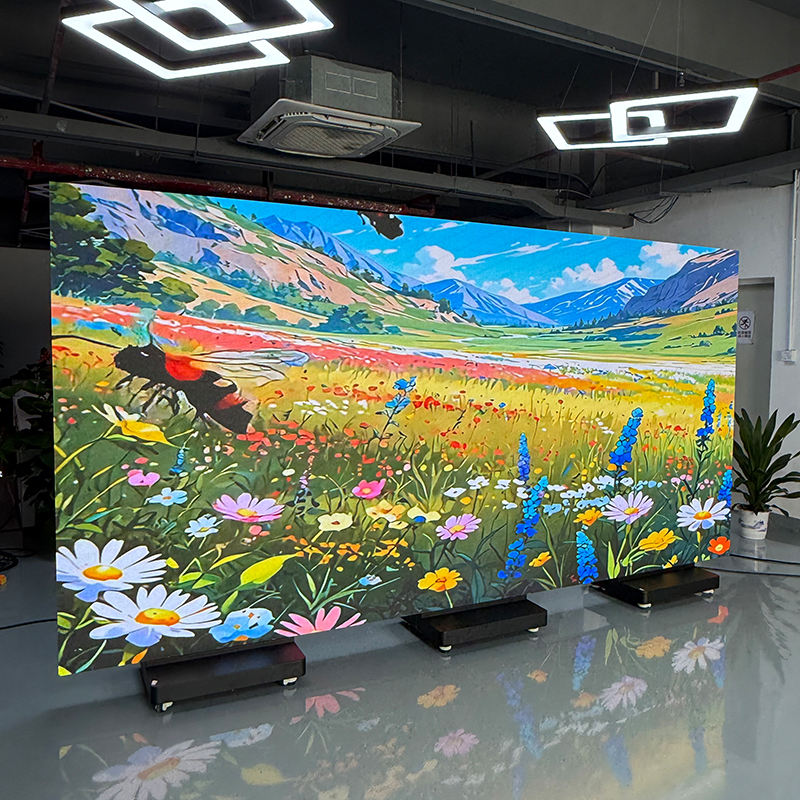 P2 Tri Fold Poster Led display Foldable led Screen Double Sided led dispaly