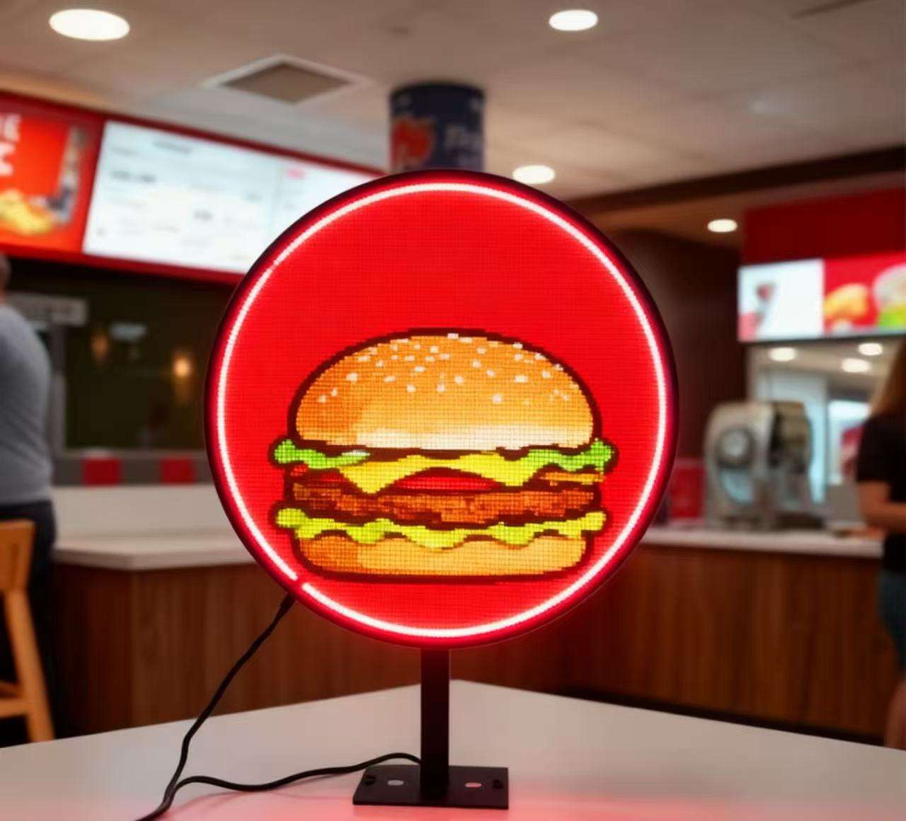 Round LED Screen 600mm Diameters Outdoor Circular Led Display Screen