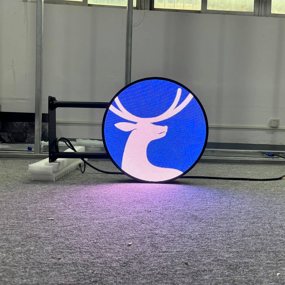 Outdoor P4.28 Round LED display screen /Circle LED Logo Display