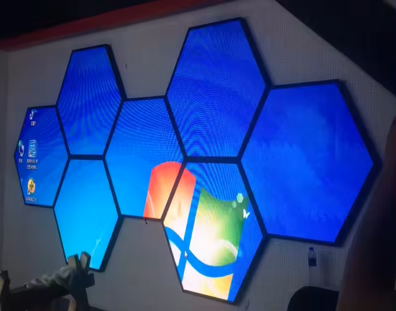 Indoor P4 Hexagonal LED Display Screen