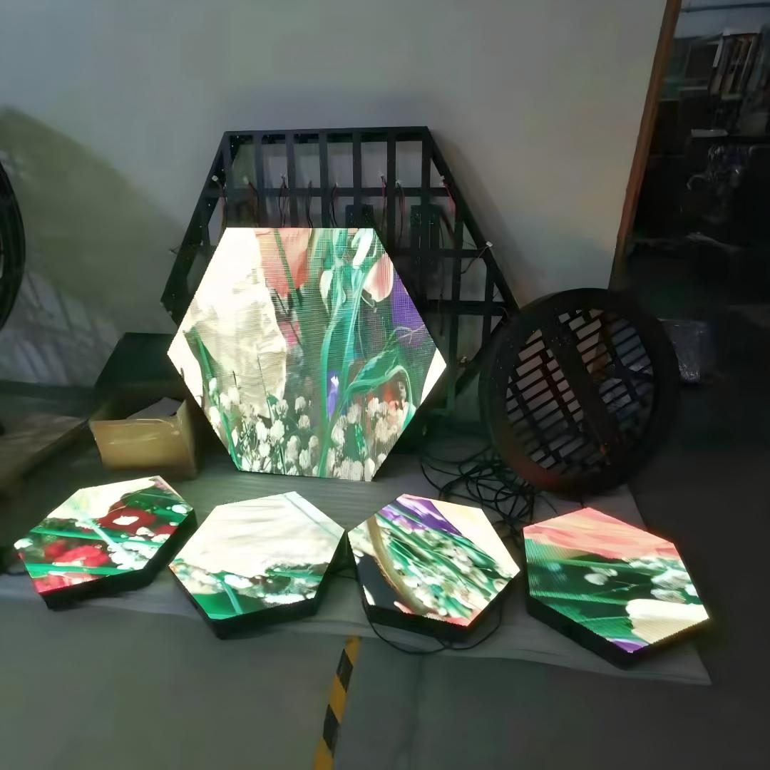 Indoor P3.2 Hexagonal LED Display Screen