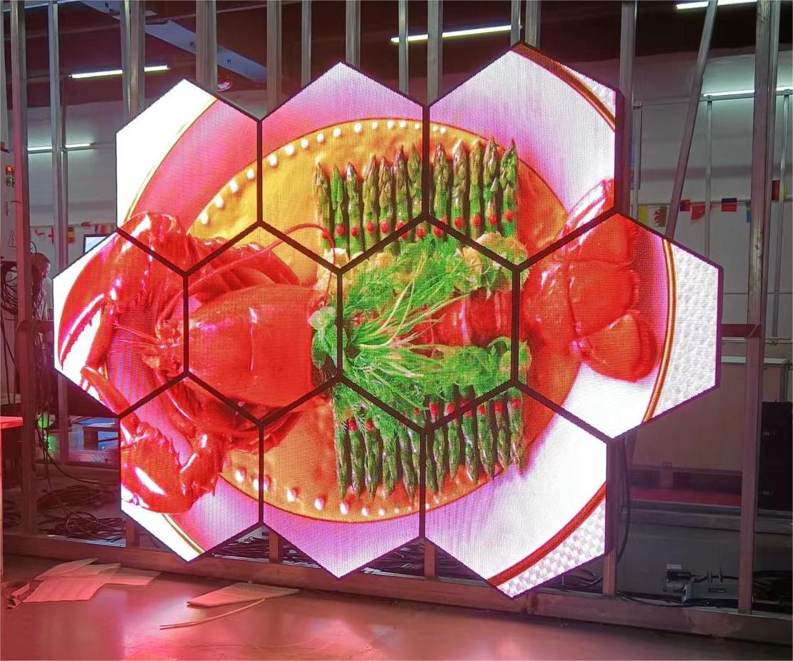 Outdoor P3 Hexagonal LED Display Screen