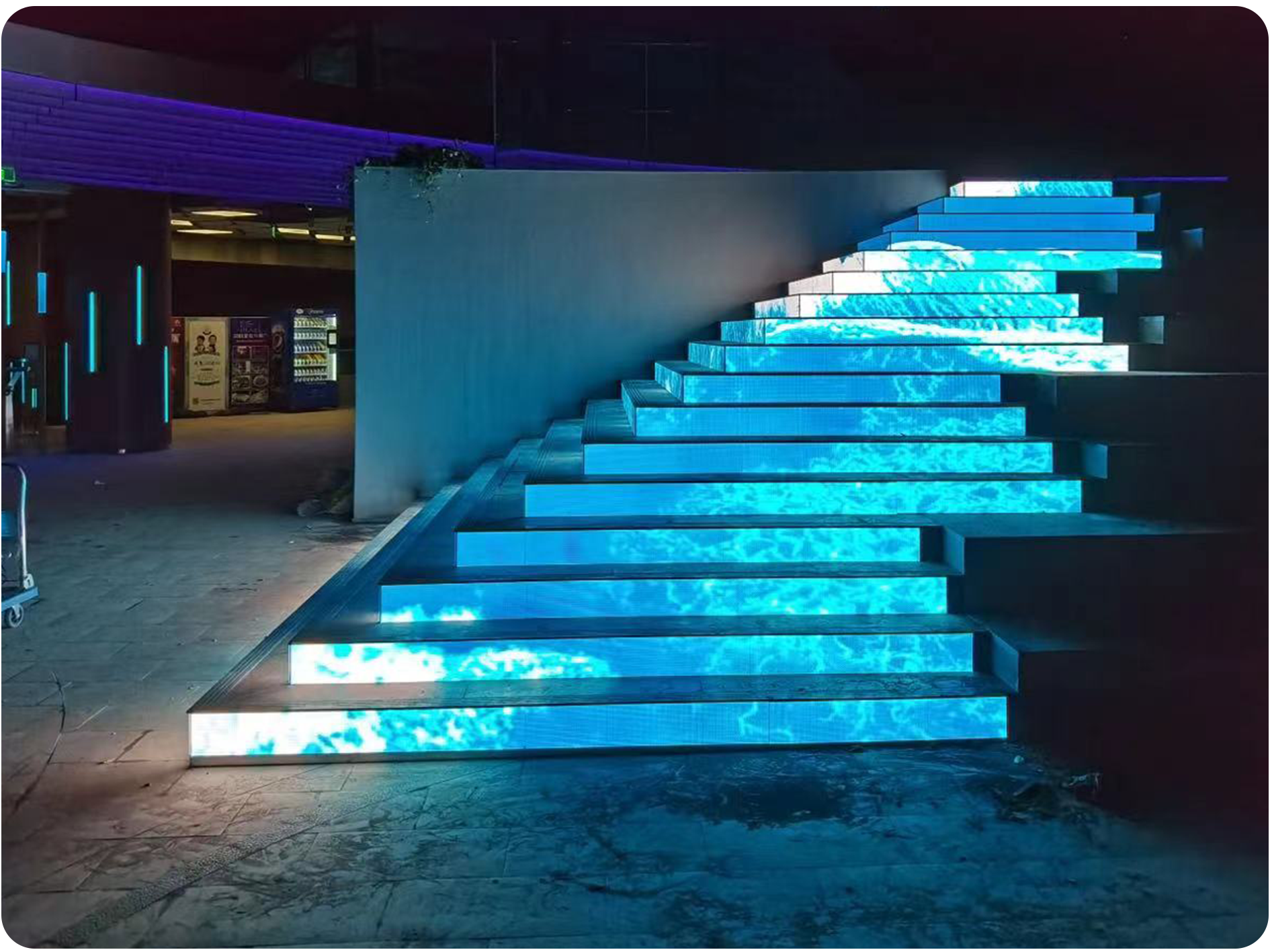 P2.976 LED floor tile display screen