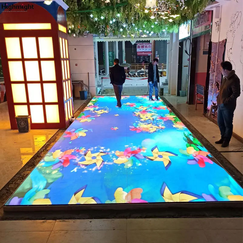 P3.91 LED floor tile display screen