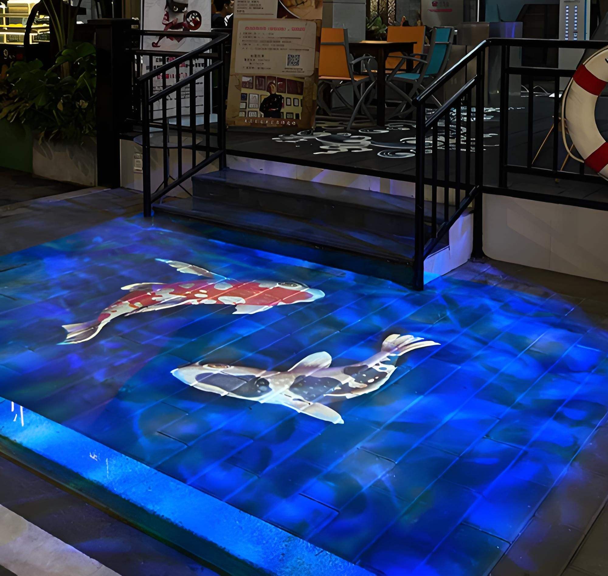 P4.81 LED floor tile display screen
