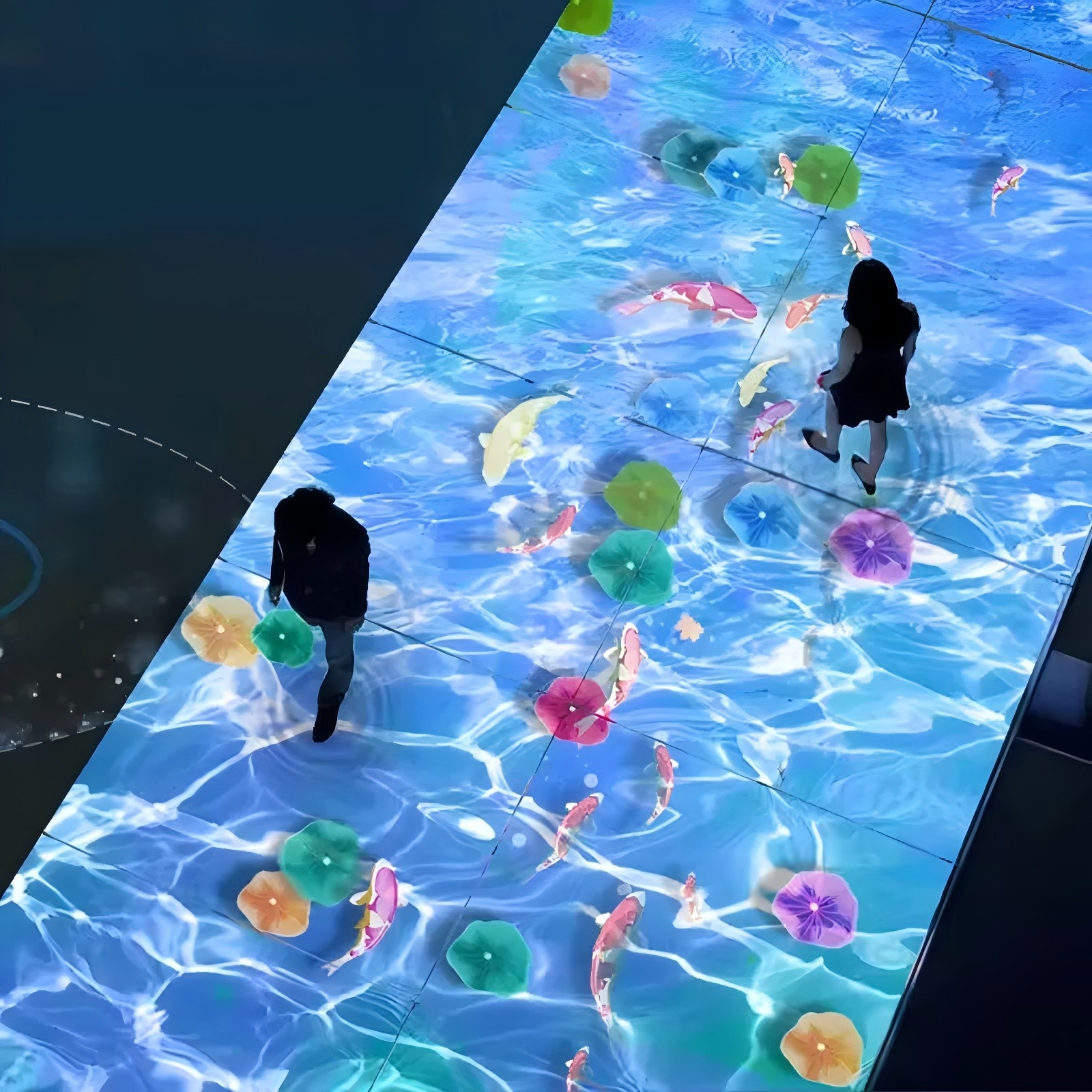 P4.81 LED floor tile display screen