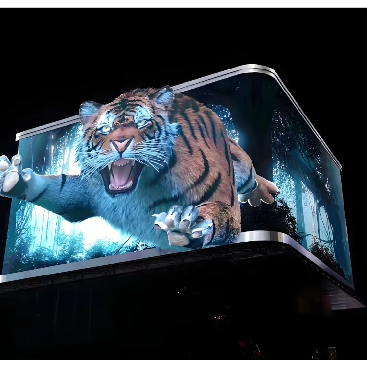 How to create a naked eye 3D image LED display screen