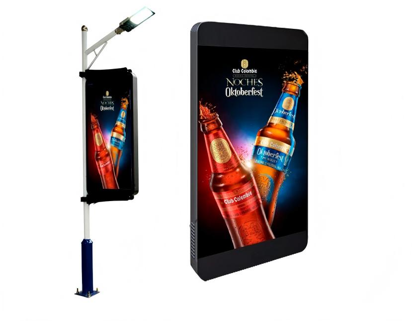 Lighting Pole LED Display