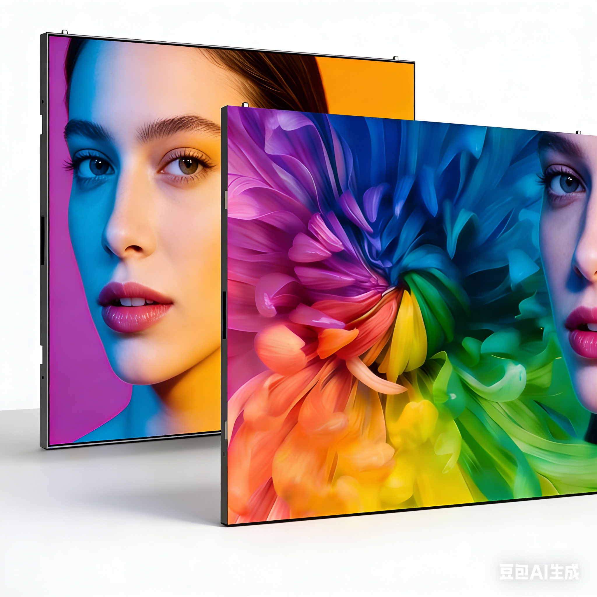 Indoor P1.95 Ultra-Thin LED Advertising Display Full Color Double sided LED display