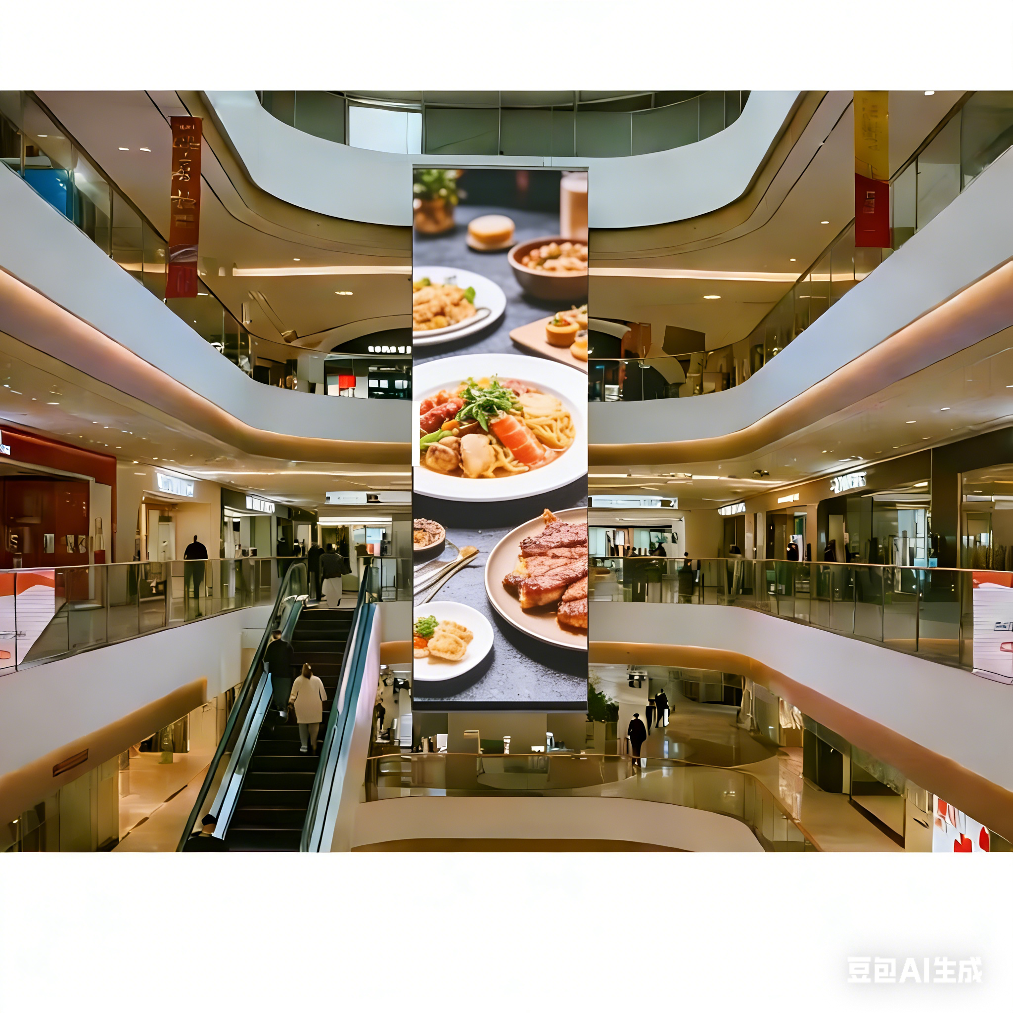  Indoor ultra-thin double-sided LED screen