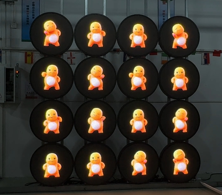 Outdoor Full Color LED Circular Display Screen