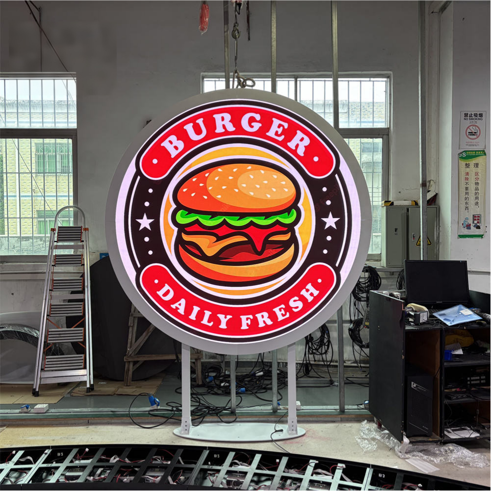 P3 Round Screen Double Sided Circular Led Display