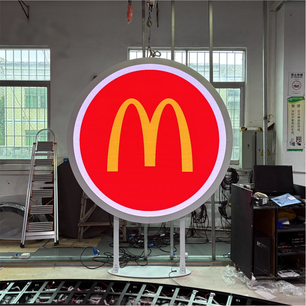 P3 Round Screen Double Sided Circular Led Display