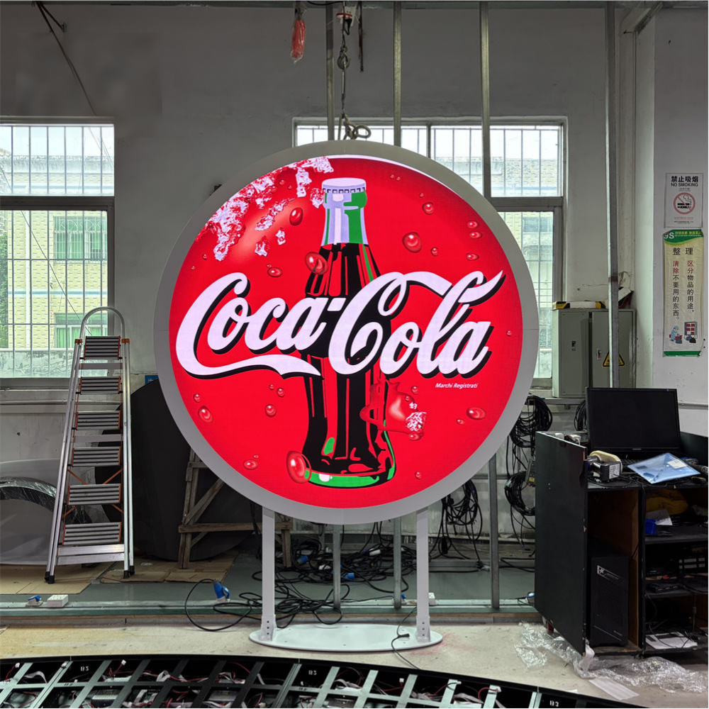 P3 Round Screen Double Sided Circular Led Display
